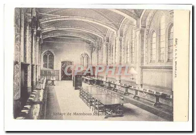 Abadia de Maredsous — Refeitório — Edição C. V. C. Bruxelas