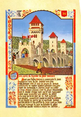 O ponte Valentré em Cahors — legenda medieval ilustrada — editor ORIENT, n° 23