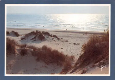 Praia de Mimizan — vista das dunas — editor Éditions d'art Yvon