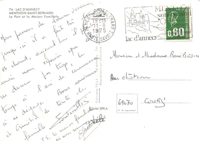 Jezioro Annecy — Port i Dom Rodzinny — Wydawnictwo SPEA — Rewers