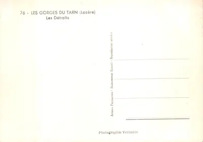 De Tarn-groeven — De Détroits — Boiscommun — Achterkant