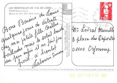 Tours — Maisons du Val de Loire — Éditions Valoire — Verso