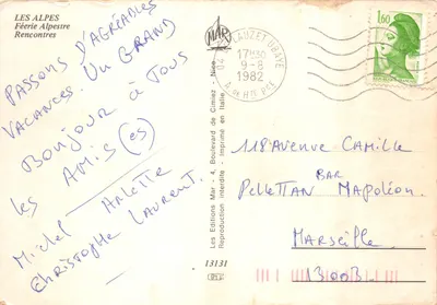 Alpy — Feérie Alpestre — Wydawnictwo Mar — Rewers