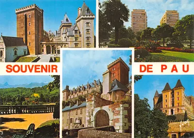Pau — Château, Place Georges-Clemenceau et paysages — Éditions d'Art Yvon, Paris