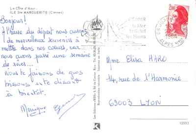 Wyspa Świętej Margarety — Fort Royal i jego otoczenie — Wydawnictwo «MAR» — Rewers