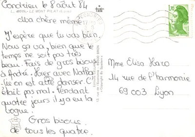 Le Mont Pilat — les Trois Dents et Chapelle Saint-Sabin — Éditions Cellar — Verso