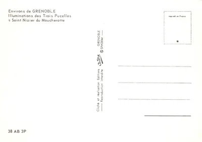 Grenoble — Trzy Dziewczynki — wydawca GRENEME — Rewers