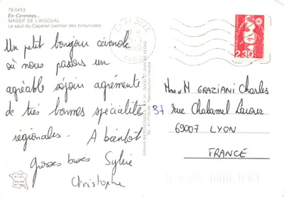 Mont-Aigoual — Le Saut du Capelan — Éditions Méridionales — Verso