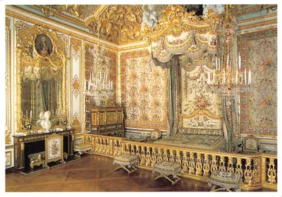 Château de Versailles — Grand Appartement de la Reine, La chambre à coucher de la reine Marie-Antoinette — Photo J.J. Derenne