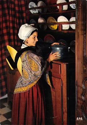 Jeune paysanne tarnaise — costume régional — éditeur APA-POUX et n° 103