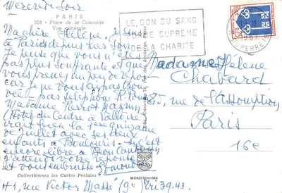 Place de la Concorde — vue générale — éditeur IRIS — Verso