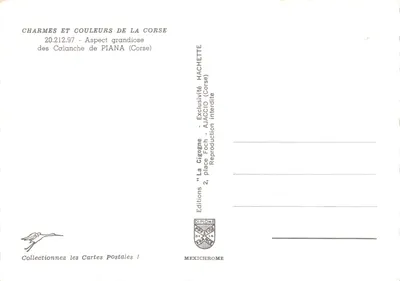 Calanche de Piana — ogromny skalisty krajobraz — wydawca IRIS — Rewers