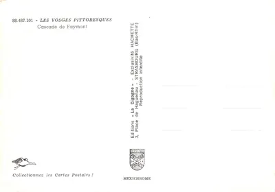 Skoczek Faymont — Widok skoczka z drewnianą mostową — Wydawca IRIS — Rewers