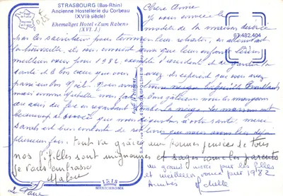 Strasbourg — Dziedziniec Sokoła — wydawca IRIS — Rewers
