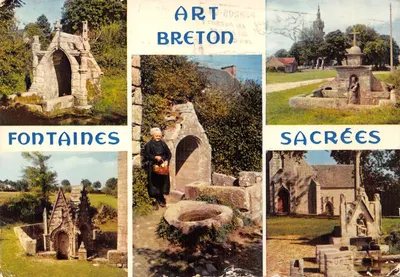Fontaines sacrées — Art breton — Éditions d'Art JOS