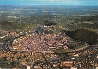 Besançon — vue aérienne panoramique — Éditions AS