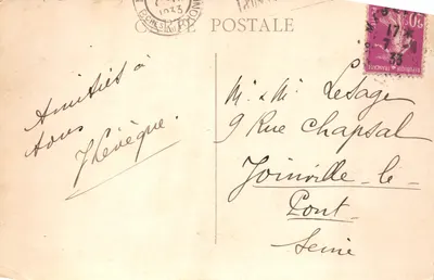 Marseille — Zamek If — wydawca Drukowany na kartce — Rewers
