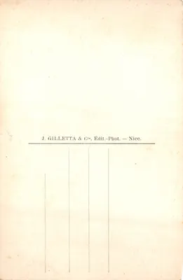 Nice — Nowa Rosyjska Katedra — wydawca J. GILLETТА & Cie, Nice, n° 58 — Rewers