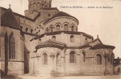 Paray-le-Monial — Abside de la Basilique — éditeur B. F. Chaton