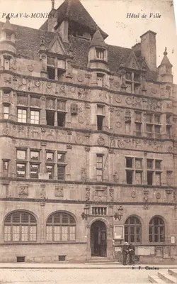 Paray-le-Monial — Hôtel de Ville — éditeur F. Chaîlon