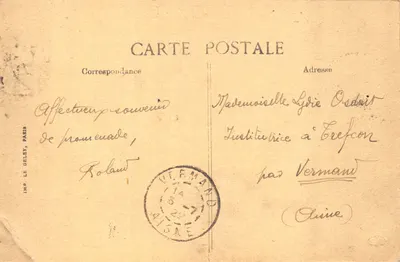 Rouen — Vue Générale — IMPRIMÉ SUR LA CARTE n°326 — Verso