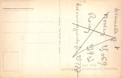 Tor der Concorde — Eingang zur Concorde — Verlag Patras, Nr. 2 — Rückseite
