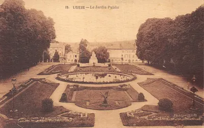 Lisieux — Le Jardin Public — éditeur Palais du Rosaire, n°19