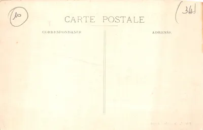 Palavas-les-Flots — La Jetée et les Chalets rive droite — Edit. J. Claparède, Palavas — Verso
