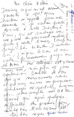 Opéra Garnier — façade ornée de statues — éditeur Chantal — Verso