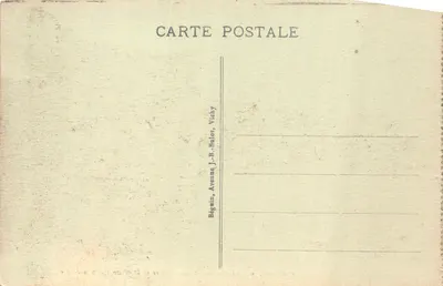 Le Puy-Espaly — Orgle, Zamek Karola VII i Most kolejowy — wydawca Idéal, nr 8083 — Rewers