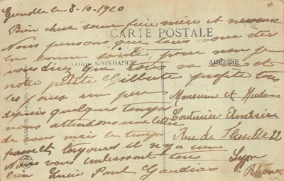 Grenoble — Place Notre-Dame et la Cathédrale — éditeur P. GAUDE, phot. édit. - Grenoble — 背面