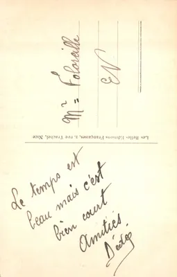 Nice — O Palácio da Ponte — editor C.A.P. n.º 455 — Verso