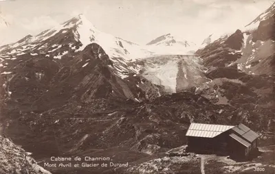 Cabane de Chanrion — Mont Avril et Glacier de Durand — édition Imprime
