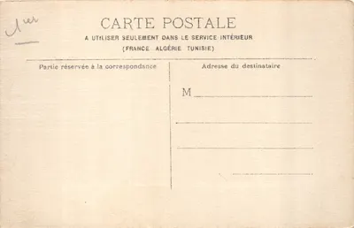 Paryż — Arc de Triomphe du Carrousel i Louvre — wydawca drukarz nieznany — Rewers