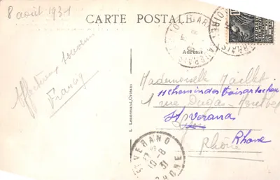 Orléans — Katedra Ste-Croix (fasada) — wydawca L. Lenormand, Orléans — Rewers