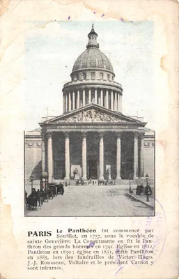 Paris — Le Panthéon, éditeur imprimeur non identifié