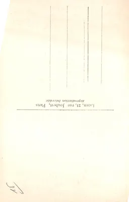 Paryż — Katedra Madeleine — wydawca LADER_55 — Rewers