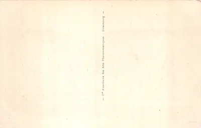 Cauterets — Le Lac de Gaube — éditeur C° Alsacienne des Arts — n° 69 — Verso