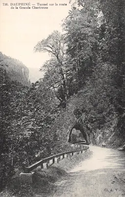 Dauphiné — Tunnel sur la route de la Grande Chartreuse — Cl.A.V. n°736