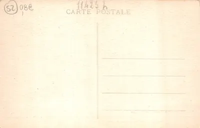 Musée de Langres — Exposition d'objets du philosophe Diderot — éditeur Paul Mongin — 背面