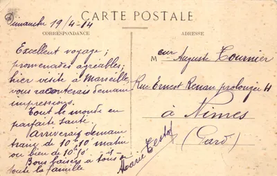 Marseille — Basilique Notre-Dame de la Garde — Édition spéciale de la Basilique — Verso