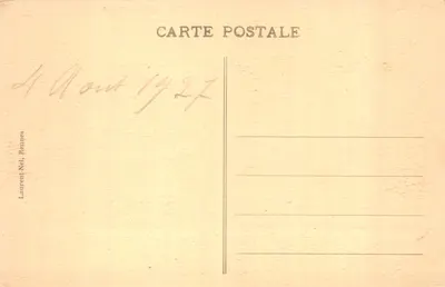 St-Malo — La Porte Saint-Vincent — Côte d'Emerande, éditeur Léon Lhommet — Verso