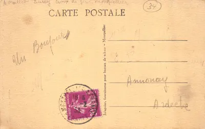 Montpellier — Plac Komedi i Teatr — Fot. Combier-Maçon — Rewers
