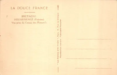 Douarnenez — Widok z Coteau des Plomarc'h — YVON — Rewers
