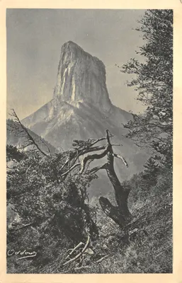 Mont Aiguille — vue panoramique — éditeur G. Oddoux, n°93