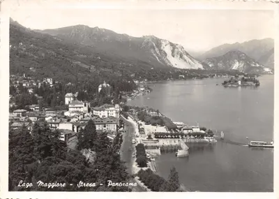 Lago Maggiore - Stresa - Panorama — vue aérienne du lac et du village, éditeur Fotoedizioni Capucci - Stresa