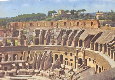 Colisée de Rome — vue intérieure — éditeur LABORATOIRE ROGER BELLON, Paris - Neuilly, n° 40
