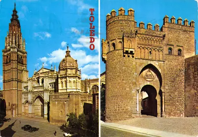 Toledo — Cathedral and Gate of the Sun — publisher L. ARRIBAS