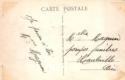 Ginevra — Il Jet d'eau (90 m.) — J. Ronoblet, Annemasse (Hte-Savoie) — Verso