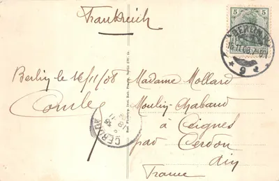 Berlin — Schinkelplatz avec le Dom et statues — éditeur Berlin C. n° 186 — Verso